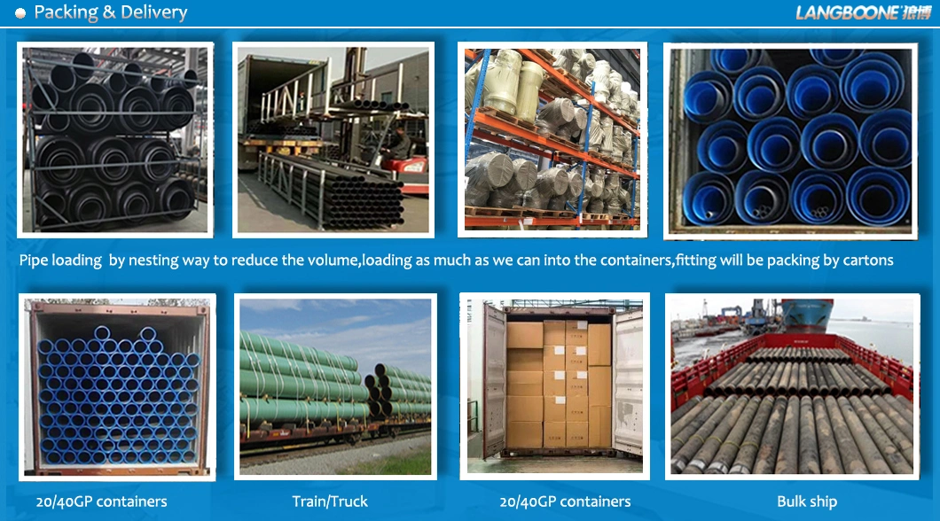 Plastic Double Wall Corrugated HDPE Pipe Sewage Spiral Pipe for Drainage System